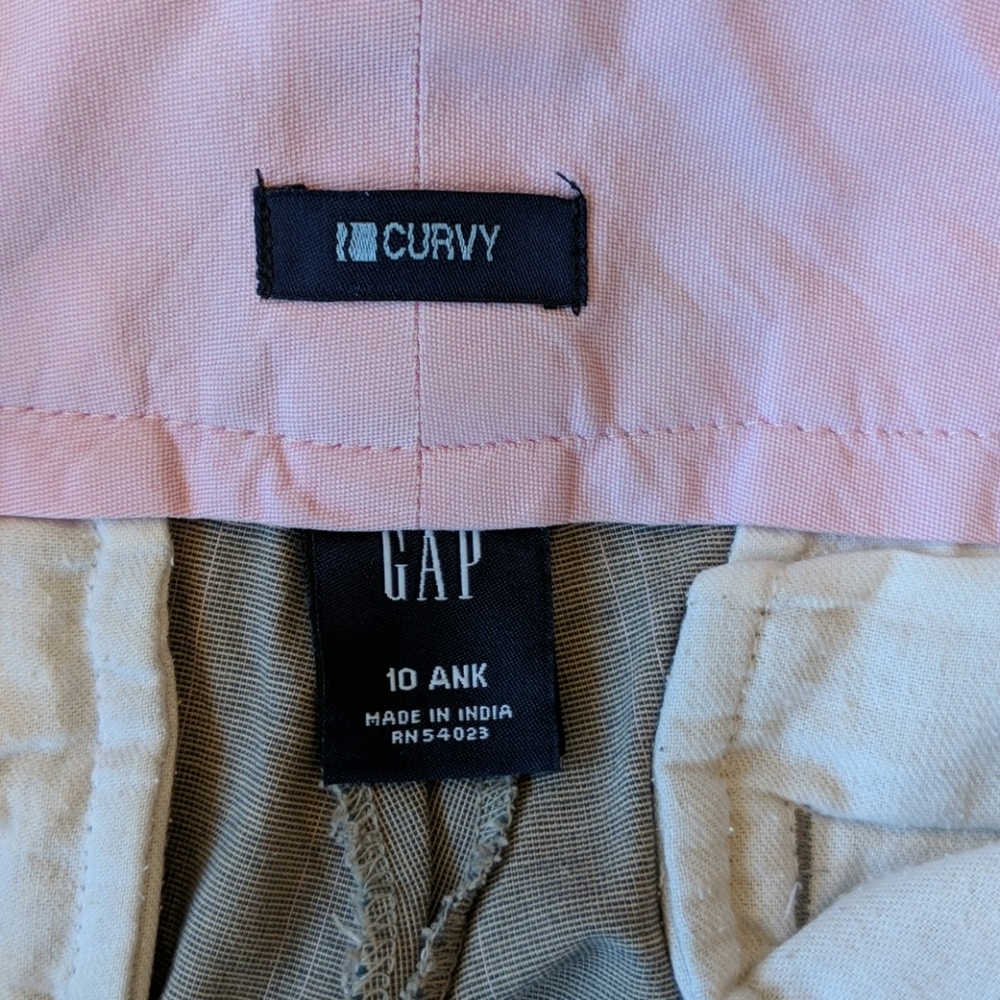 Gap curvy gray pants sz 10 - Picture 4 of 8